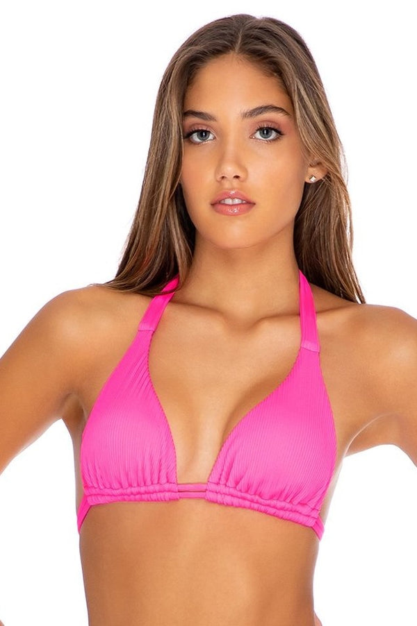 Luli Fama Triana Triangle Halter Top